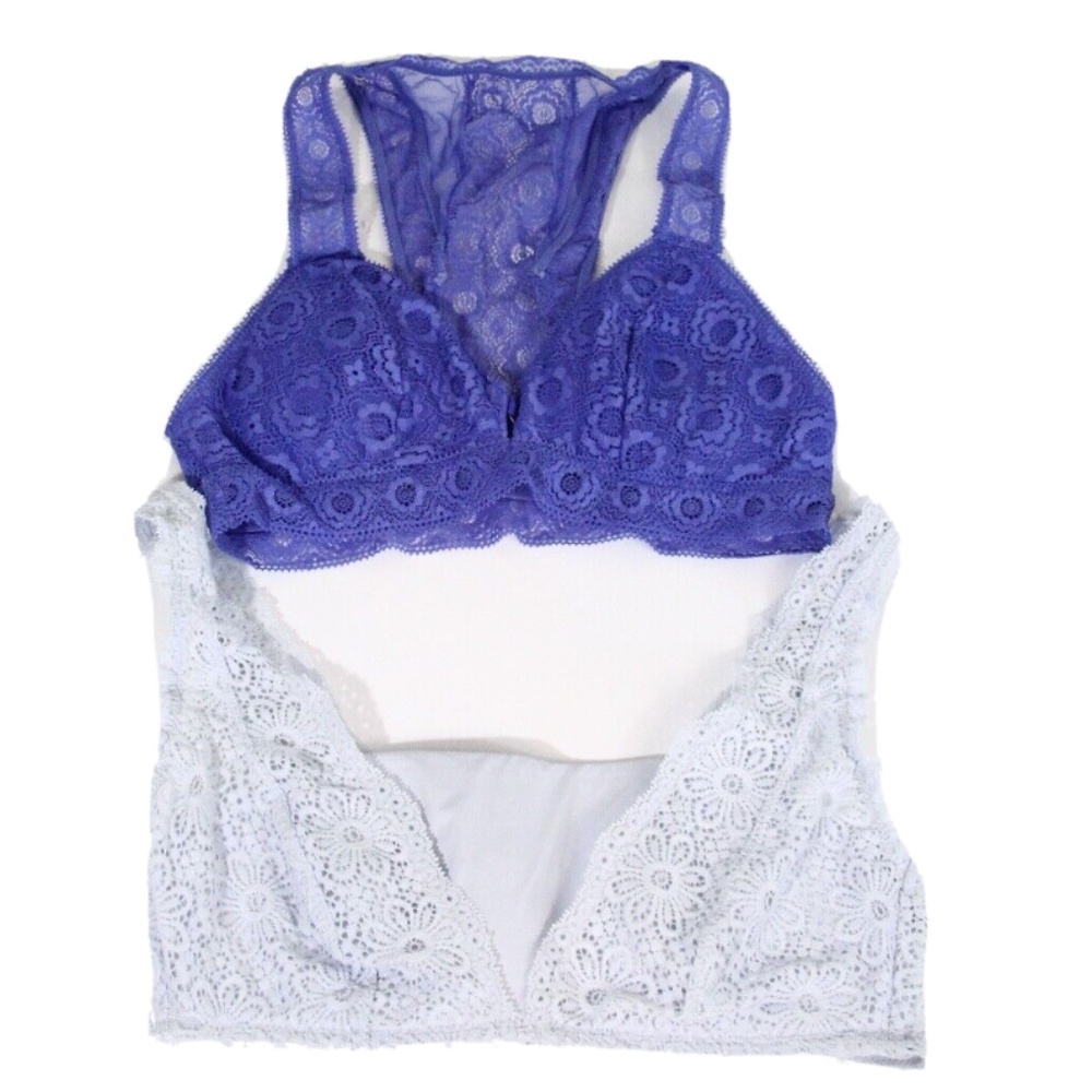 American Eagle Aerie Bralette Lot of 2 Wire Free Lace Women XS Set